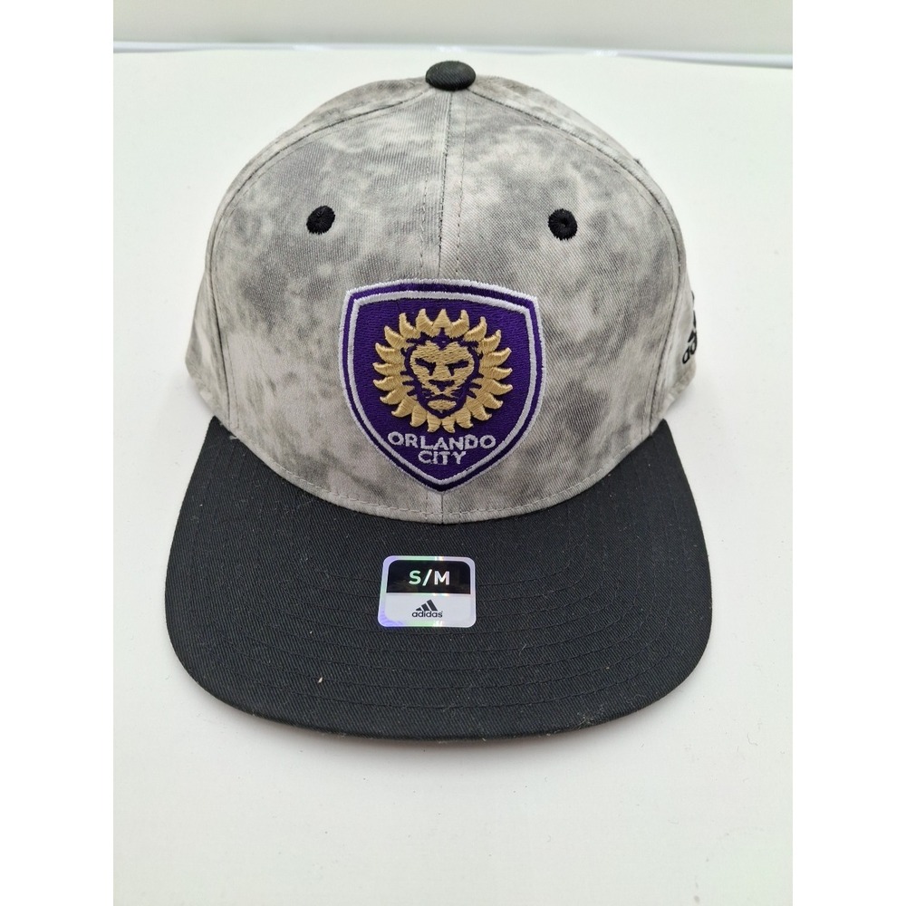 Orlando City SC Adidas FitMax 70 Tie-Dye Structured Flat Bill Hat, S/M, New